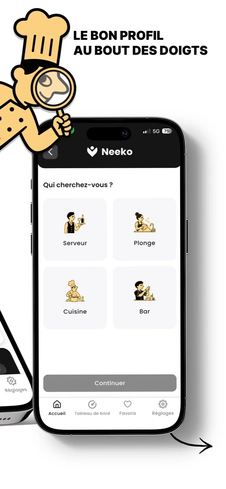 Écran 2 de l'application Neeko